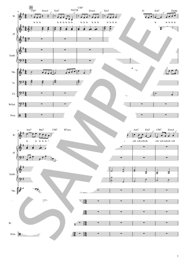 楽譜】Aesthetic - 関山藍果 / 関山 アイカ (バンドスコア / 初級