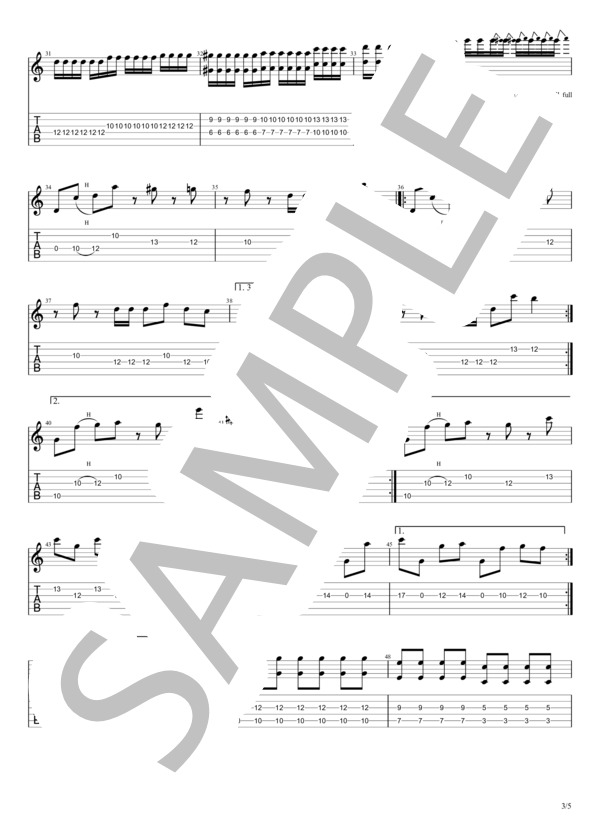 Lahina【バンドスコア】テスラ／グレート・レイディオ・コントラヴァー