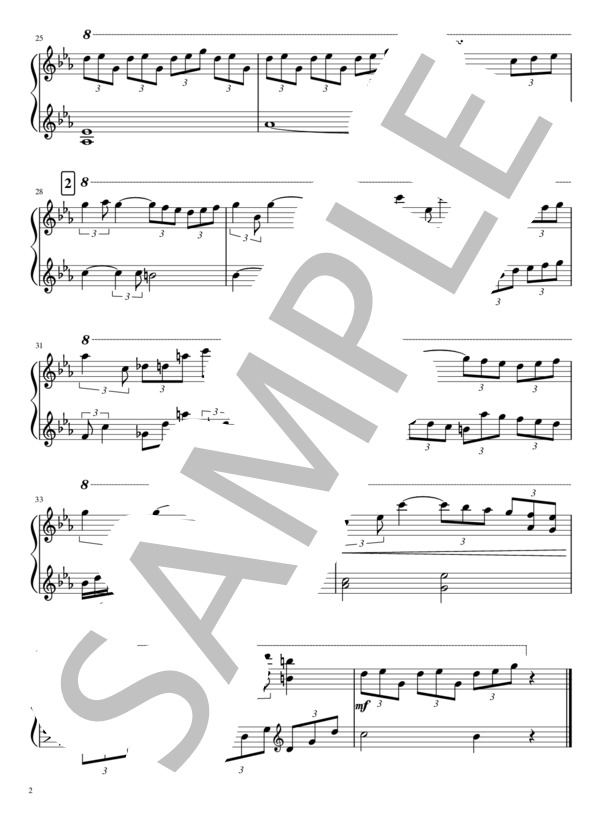 楽譜】「鬼滅の刃」サントラ楽譜集 vol.2 / ピアノソロ中級 / 椎名 豪