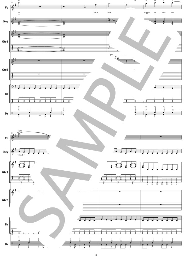 VOW WOW MOUNTAIN TOP バンドスコア 楽譜 全音 VOW WOW MOUNTAIN TOP