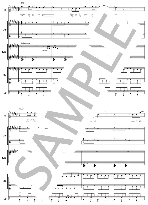 楽譜】マドンナ / ライク・ア・バージン バンド・スコア from68