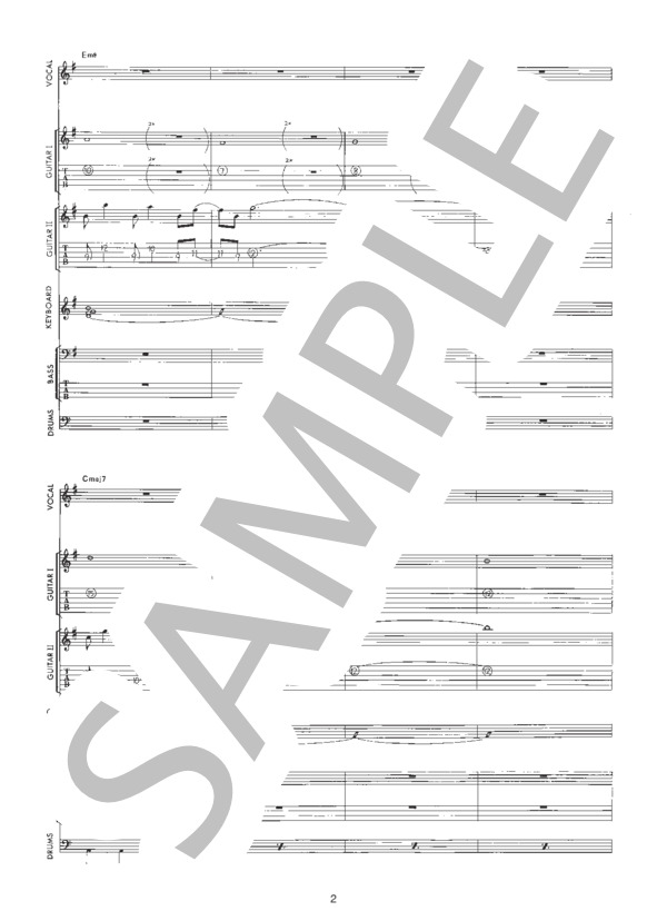 楽譜】LOVELESS / LUNA SEA (バンドスコア / 中級) - Piascore 楽譜ストア