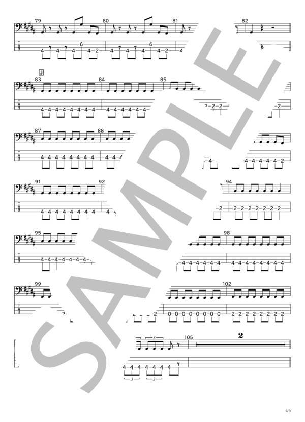 楽譜】Blizzard / 三浦 大知 (エレキベース / 初〜中級) - Piascore