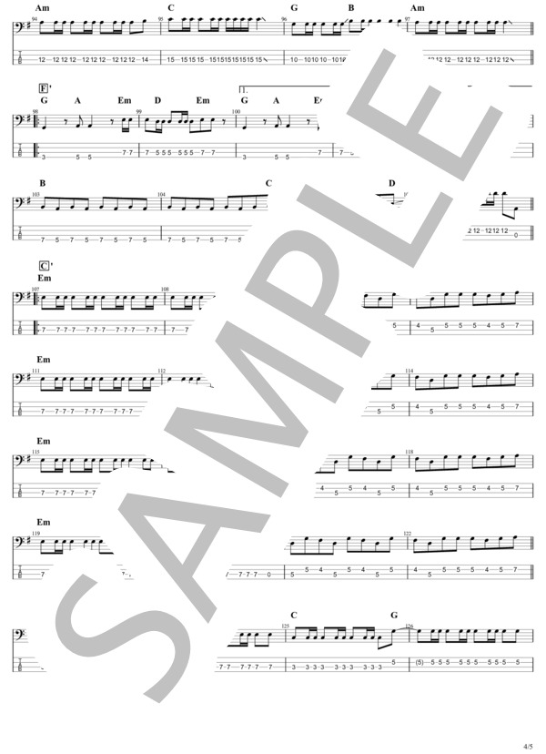 楽譜】Killers / IRON MAIDEN (エレキベース / 上級) - Piascore 楽譜