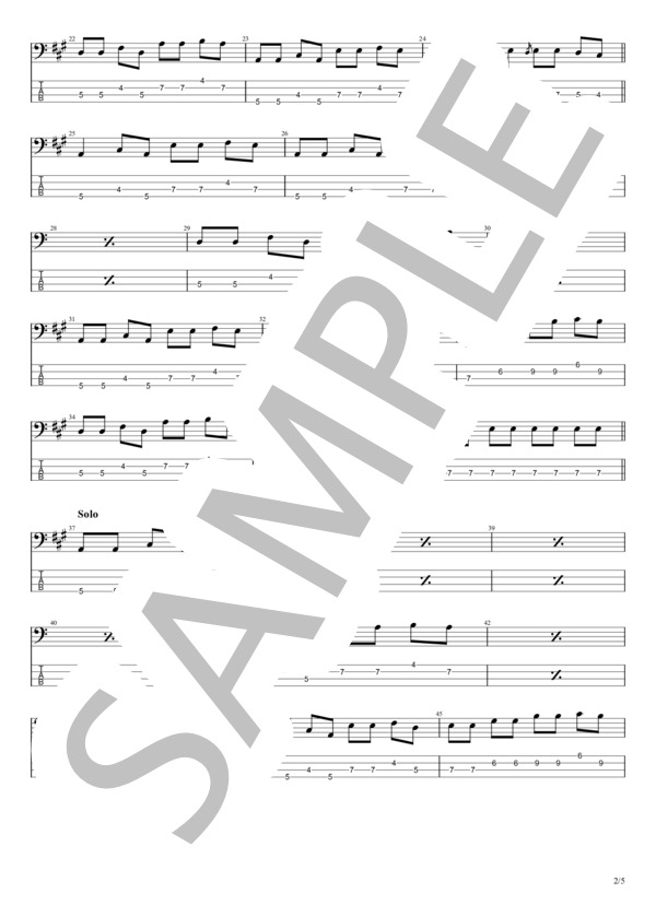 楽譜】Dizzy Miss Lizzy / THE BEATLES (エレキベース / 初〜中級