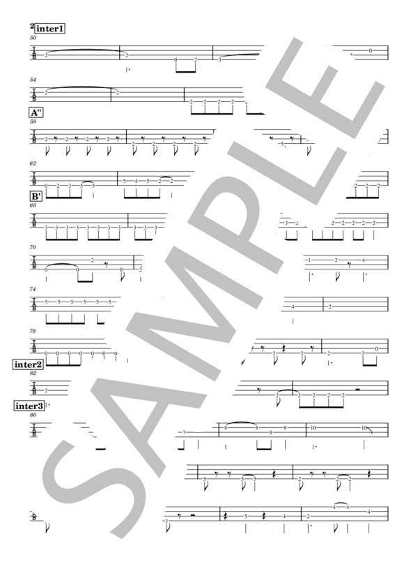 楽譜】 THE ALFEE『ベースTAB譜』4弦ベース対応 / THE ALFEE (エレキ