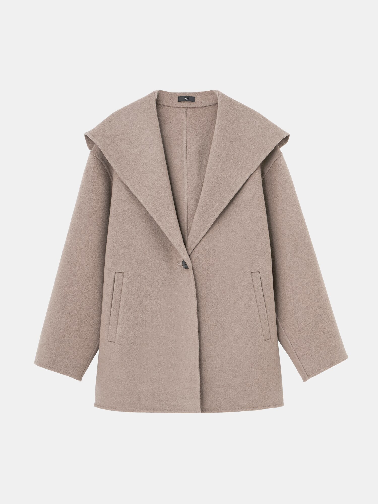 PLST(プラステ)公式 | 2024年モデル ウールモッサノーカラーハーフコート