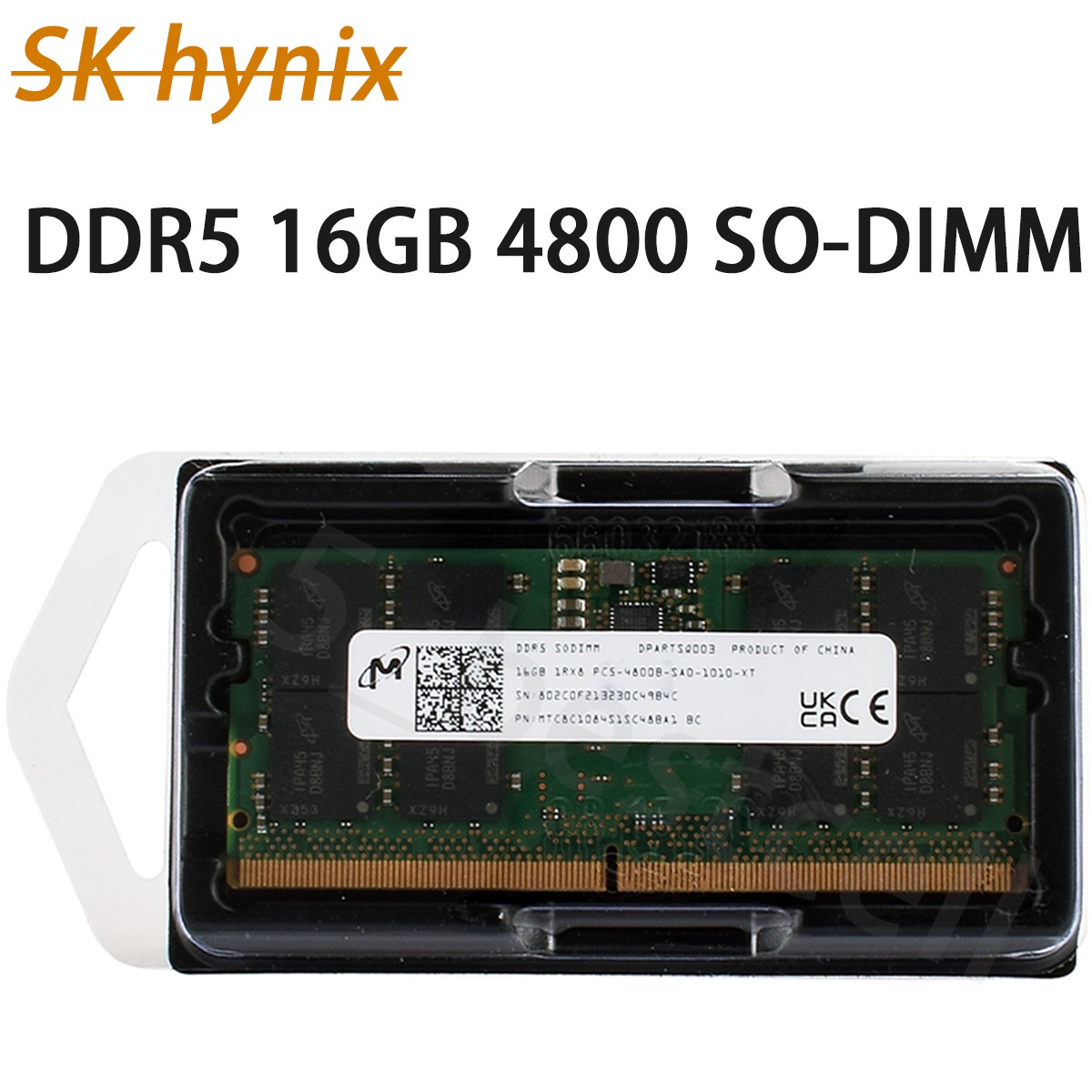 SK Hynix DDR5 16GB 5600 SODIMM メモリー New SK Hynix 32GB (2X 16GB