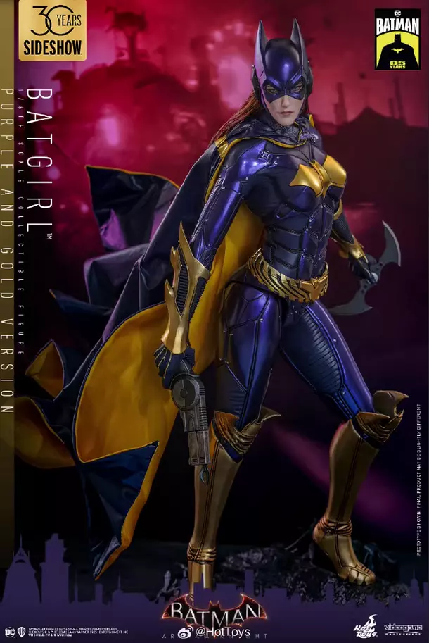 Hottoys 1/6 WF Limited Batman Arkham Knight Batgirl Purple and