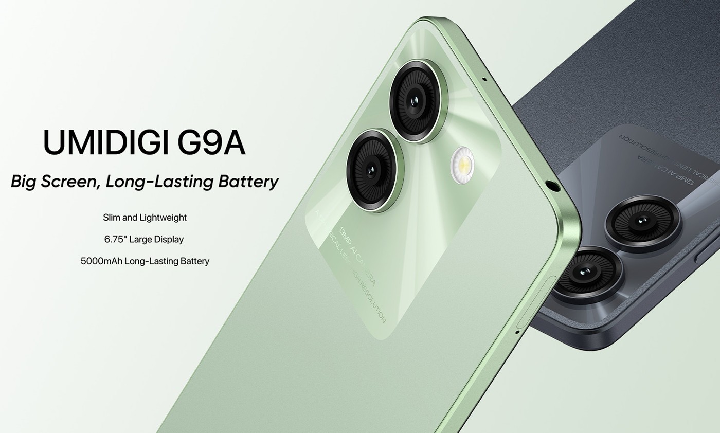UMIDIGI G9A 4GB+64GB 6.75'' Dual SIM 5000mAh Android 14 Unlocked