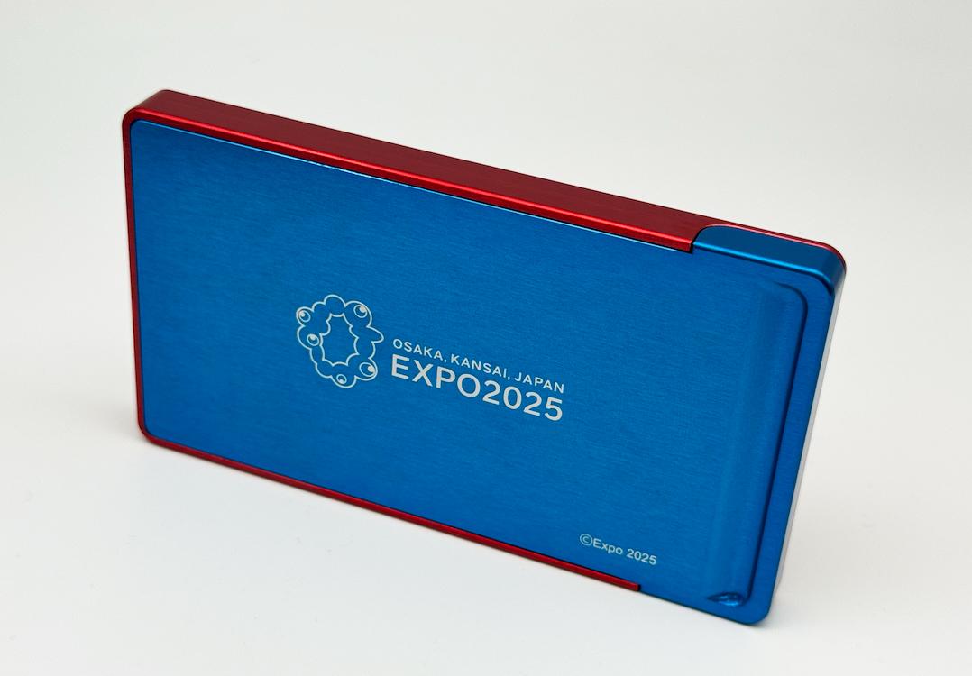 EXPO2025ミャクミャク ジュラルミン削り出し名刺入れ