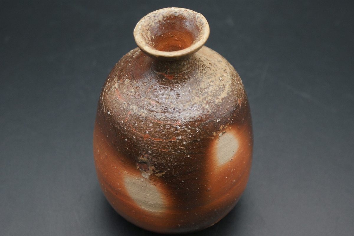 人間国宝》伊勢﨑 淳 作 備前 徳利 | 陶備堂オンラインショップ