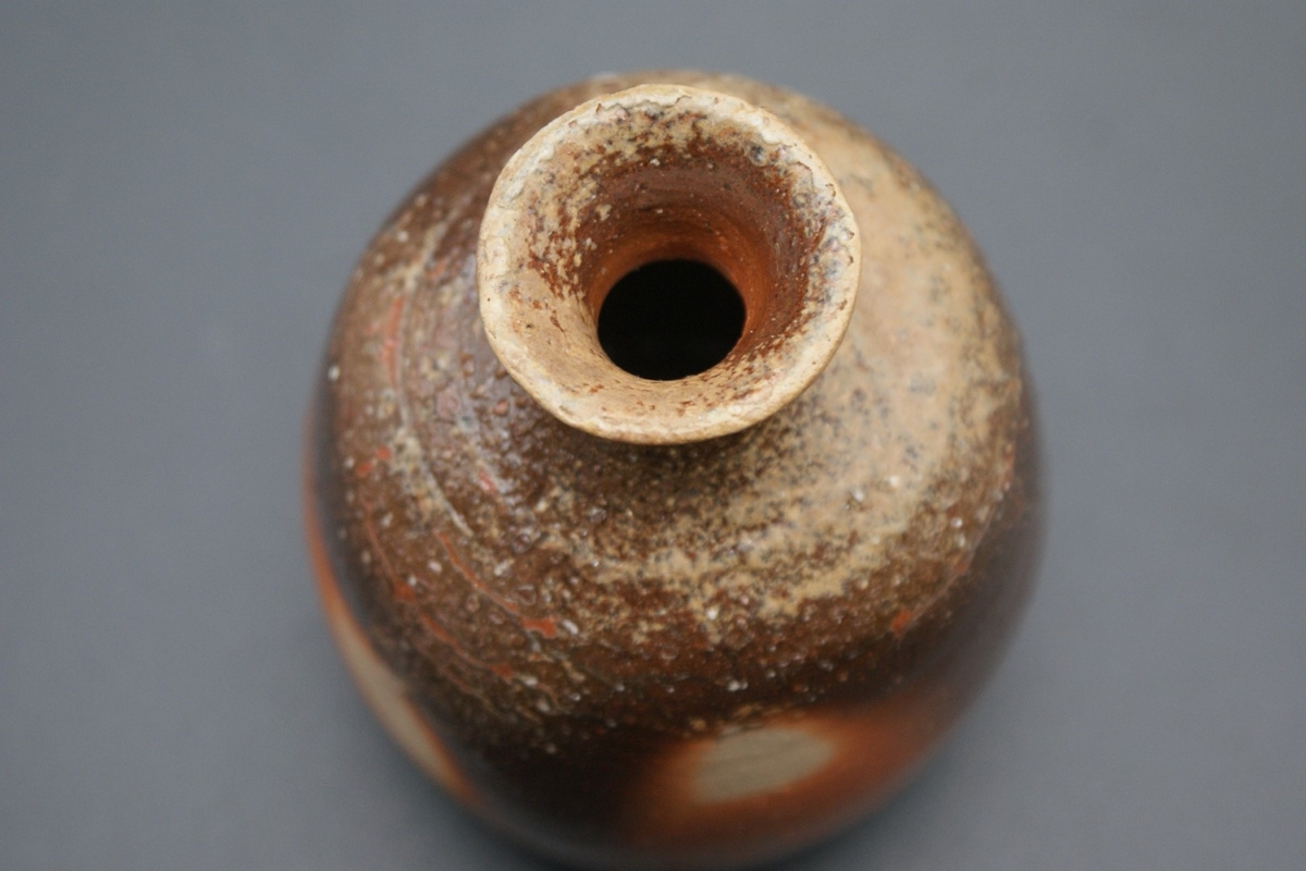 人間国宝》伊勢﨑 淳 作 備前 徳利 | 陶備堂オンラインショップ