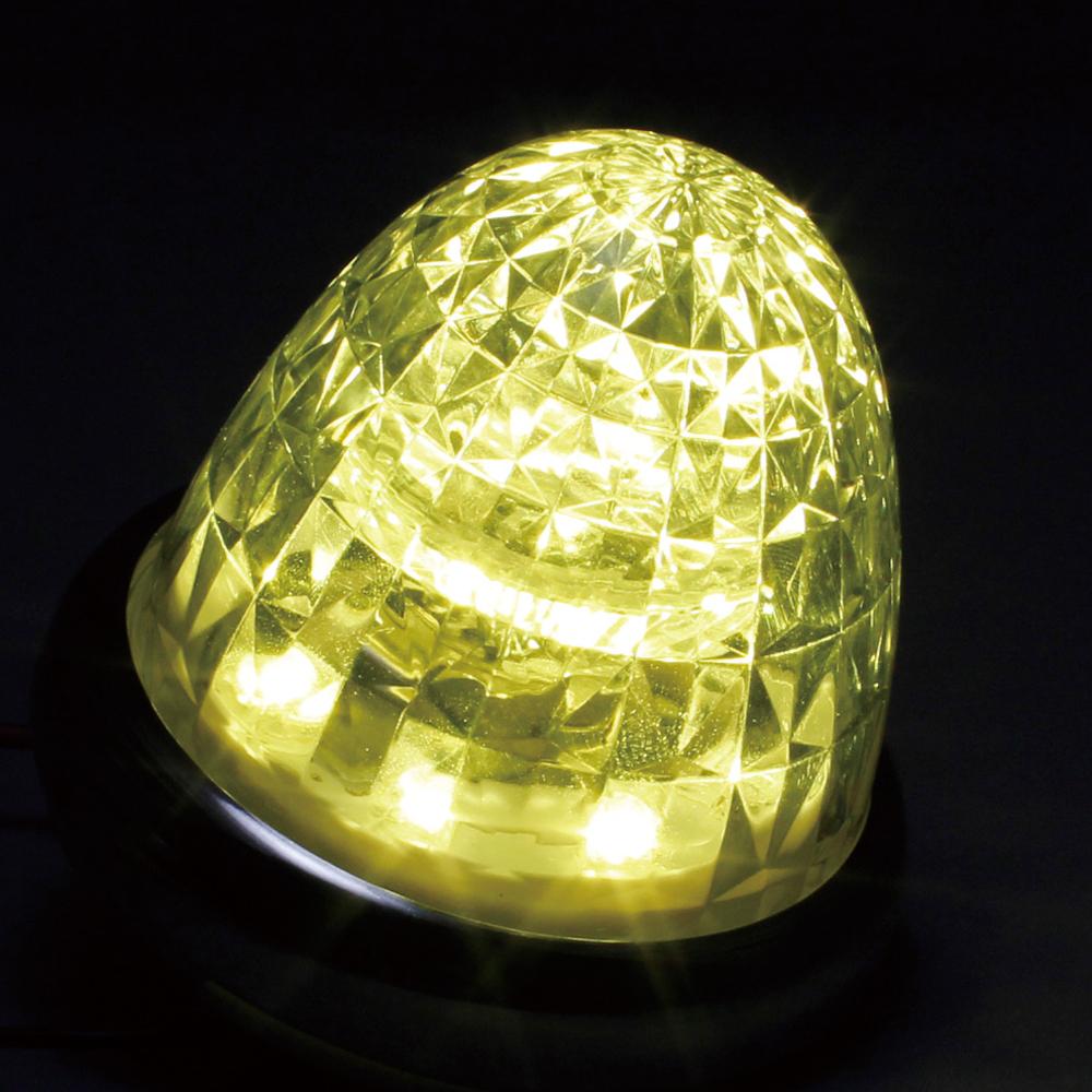 LED【超流星マーカーユニット 12V/24V共用 イエロー】驚異の明るさ