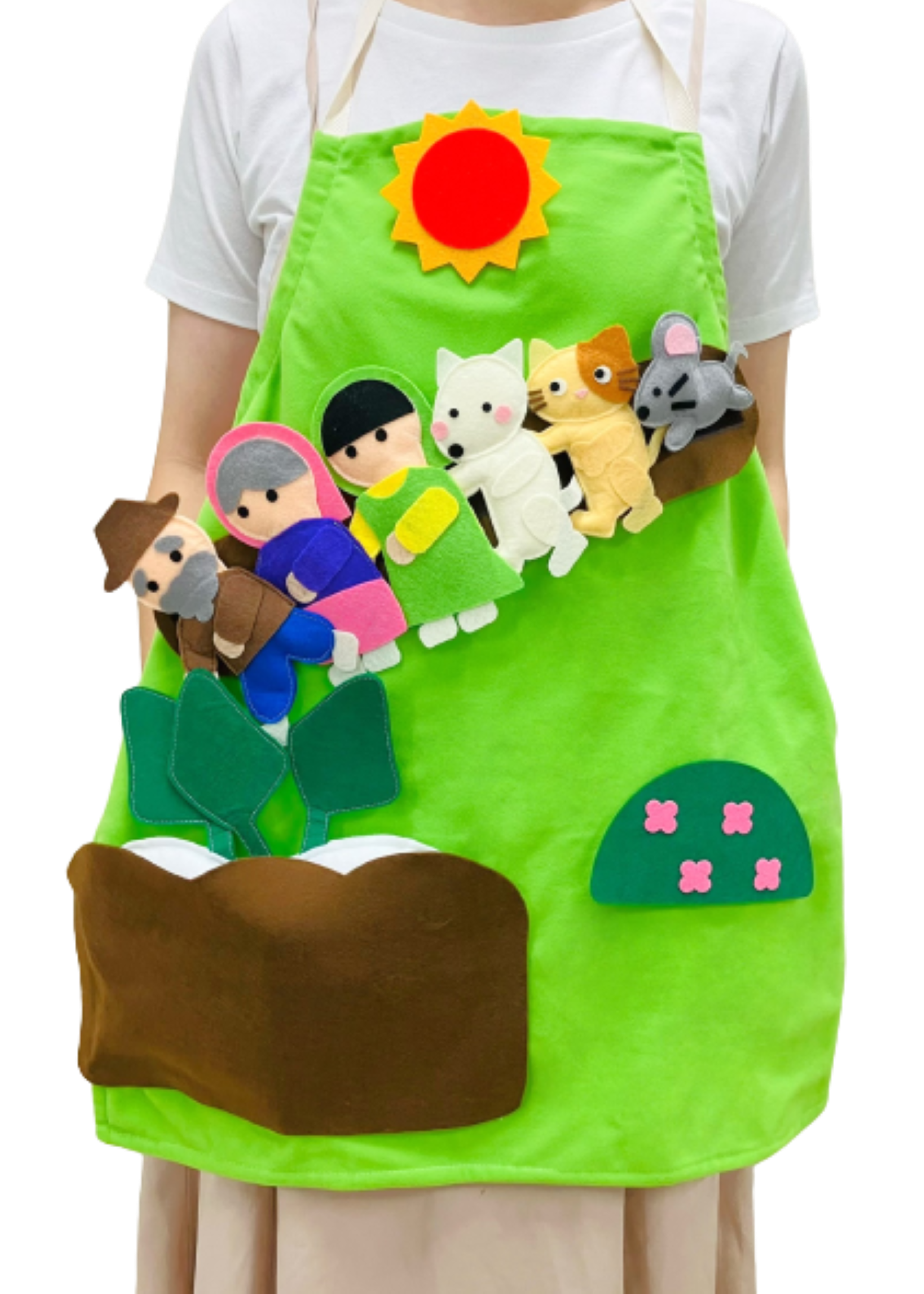 おはなしエプロン®（おおきなかぶセット） | てくてくもSHOP