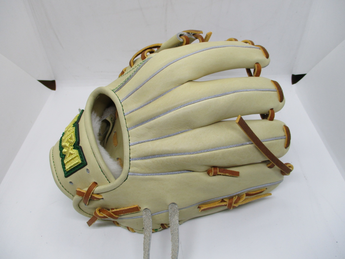 硬式・軟式・ソフト少年用275CBブロンド×タンレース-GGL---YABAI--左