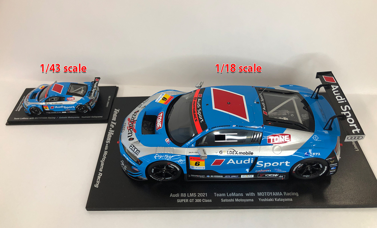 2021年モデル SPARK社製【Audi R8 LMS GT300 #6】1/18 =1台,1/43 =1台