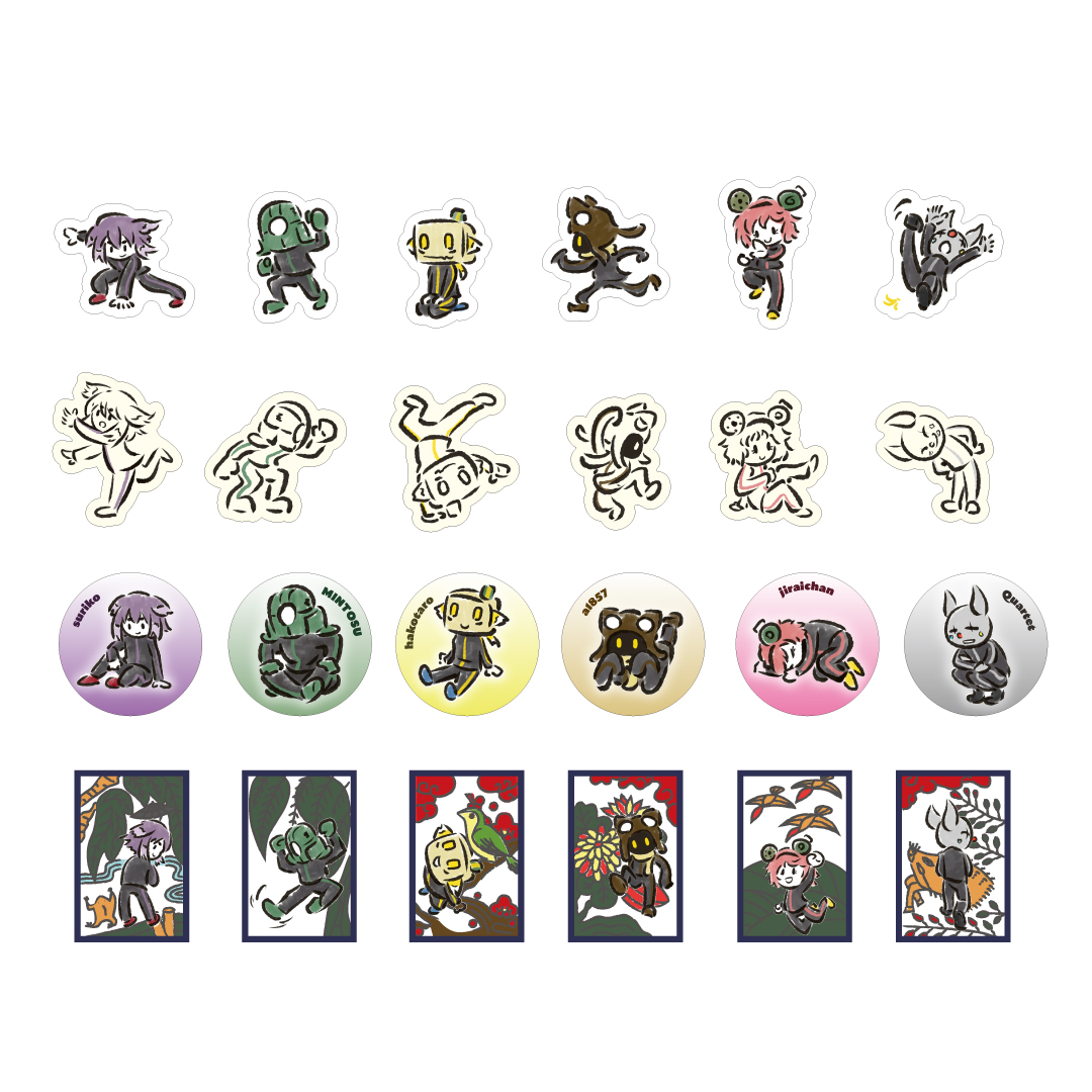 7周年記念】ステッカーセット（24種） | SOARIDEA