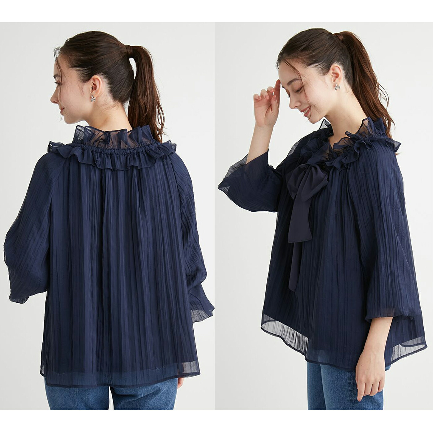 楽天市場】セルフォード CELFORD シアースモックブラウス cwfb251086