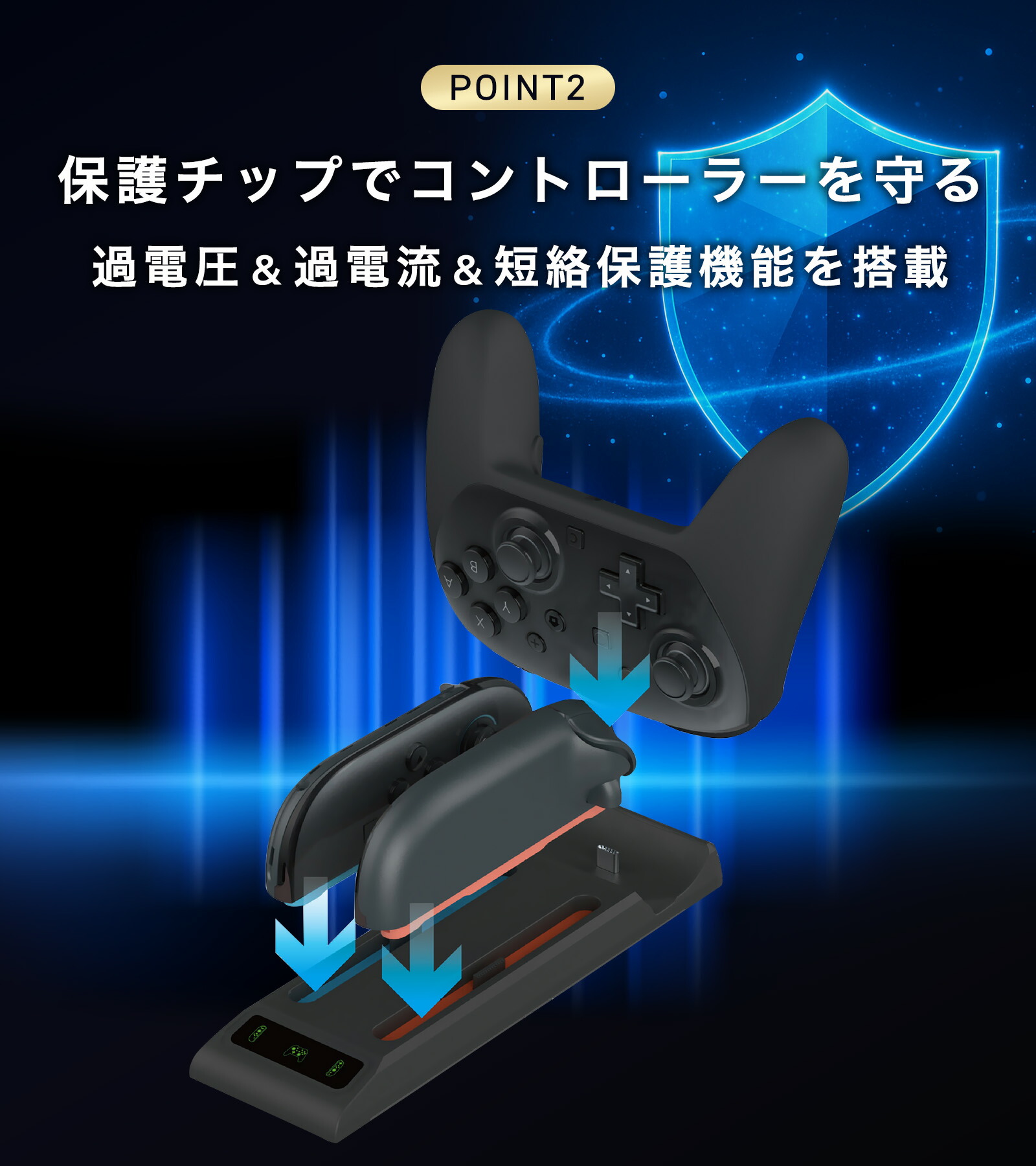 楽天市場】【SS限定50％OFF券配布】Switch2 プロコン 2 充電 Switch2