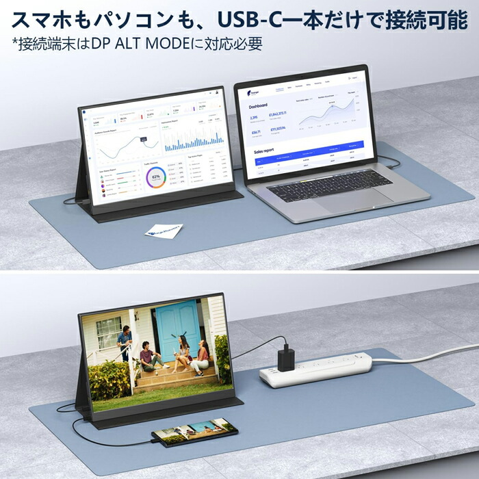 楽天市場】【小型なのに高画質】 モバイルモニター 14インチ モバイル