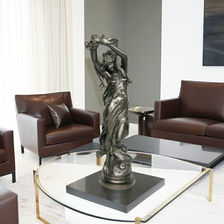 ブロンズ 女性像 H82cm 銅像 存在感のある ヴィーナス