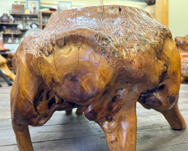 楽天市場】送料無料 自然木 木の根 オブジェ W56cm 花台 盆栽卓 根卓