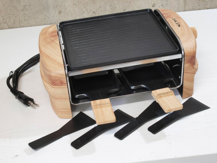 楽天市場】ラクレットグリル ウッドエレガンス 4人用 電熱タイプ
