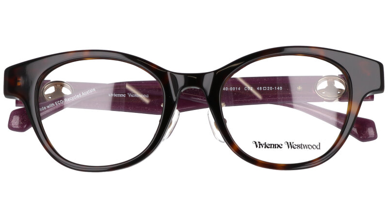 楽天市場】メガネ Vivienne Westwood 40-0014-02 48サイズ ブラウン