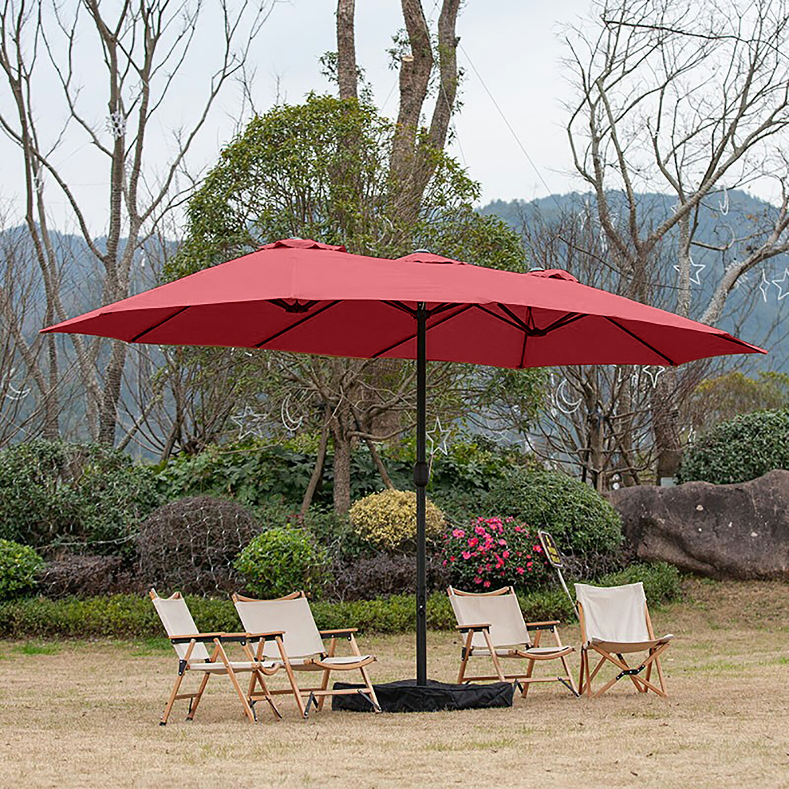 楽天市場】【2024新登場】ガーデンパラソル 大型 長方形 パラソル 幅