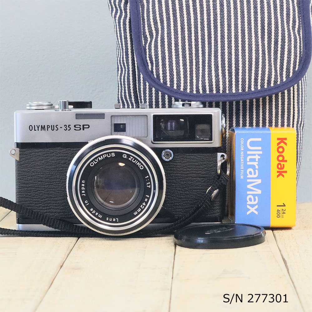 オリンパス Olympus 35 SP フィルムカメラ& ストロボ付き オリンパス