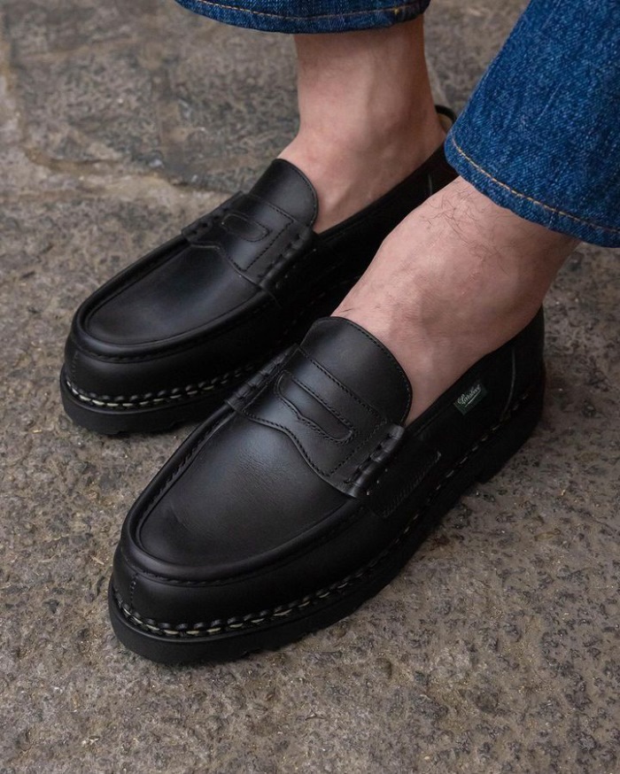 楽天市場】PARABOOT REIMS パラブーツ ランス 099412 ブラック LOAFER