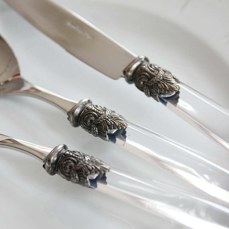 楽天市場】EME Napoleon カトラリー ナポレオン クリアディナー