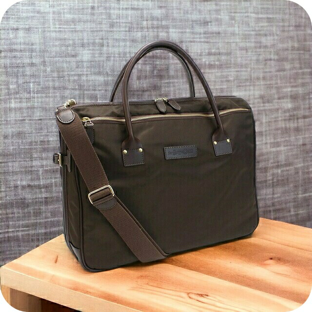 フェリージ ブランド ブリーフケース メンズ ナイロン レザー イタリア