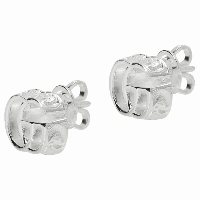 グッチ GUCCI 770758 J8400 8106 ダブルG スタッド ピアス シルバー