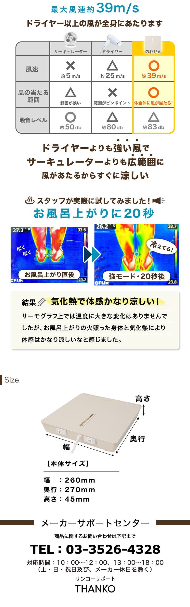 楽天市場】お風呂あがり全身爽快 乗れる扇風機 noresen2 のれせん2