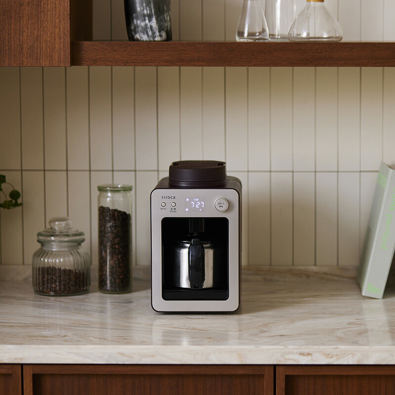 楽天市場】【正規販売代理店】 siroca シロカ 全自動コーヒーメーカー