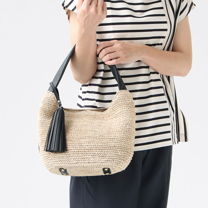 楽天市場】VIOLAd'ORO(ヴィオラドーロ) SANDRO アバカ ワンショルダー