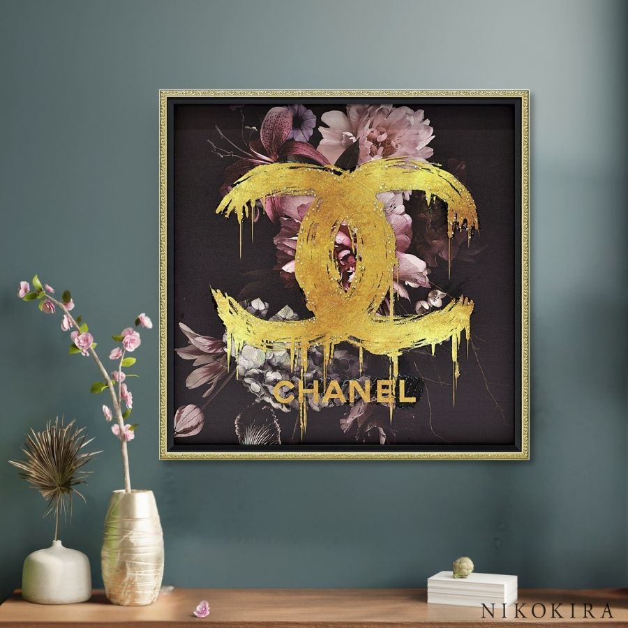 フランフラン」No.5 CHANEL 抽象画 キャンバスアート フランフラン」No