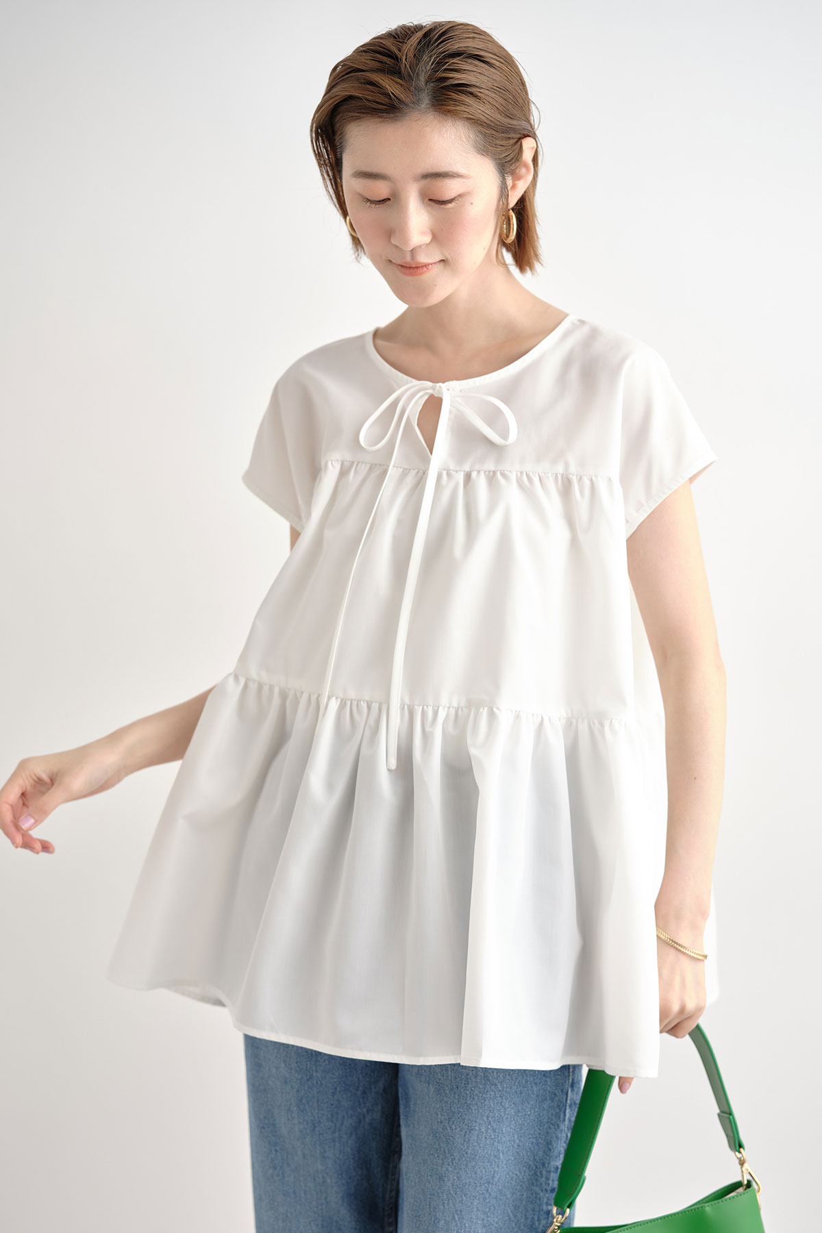 ティアードブラウス