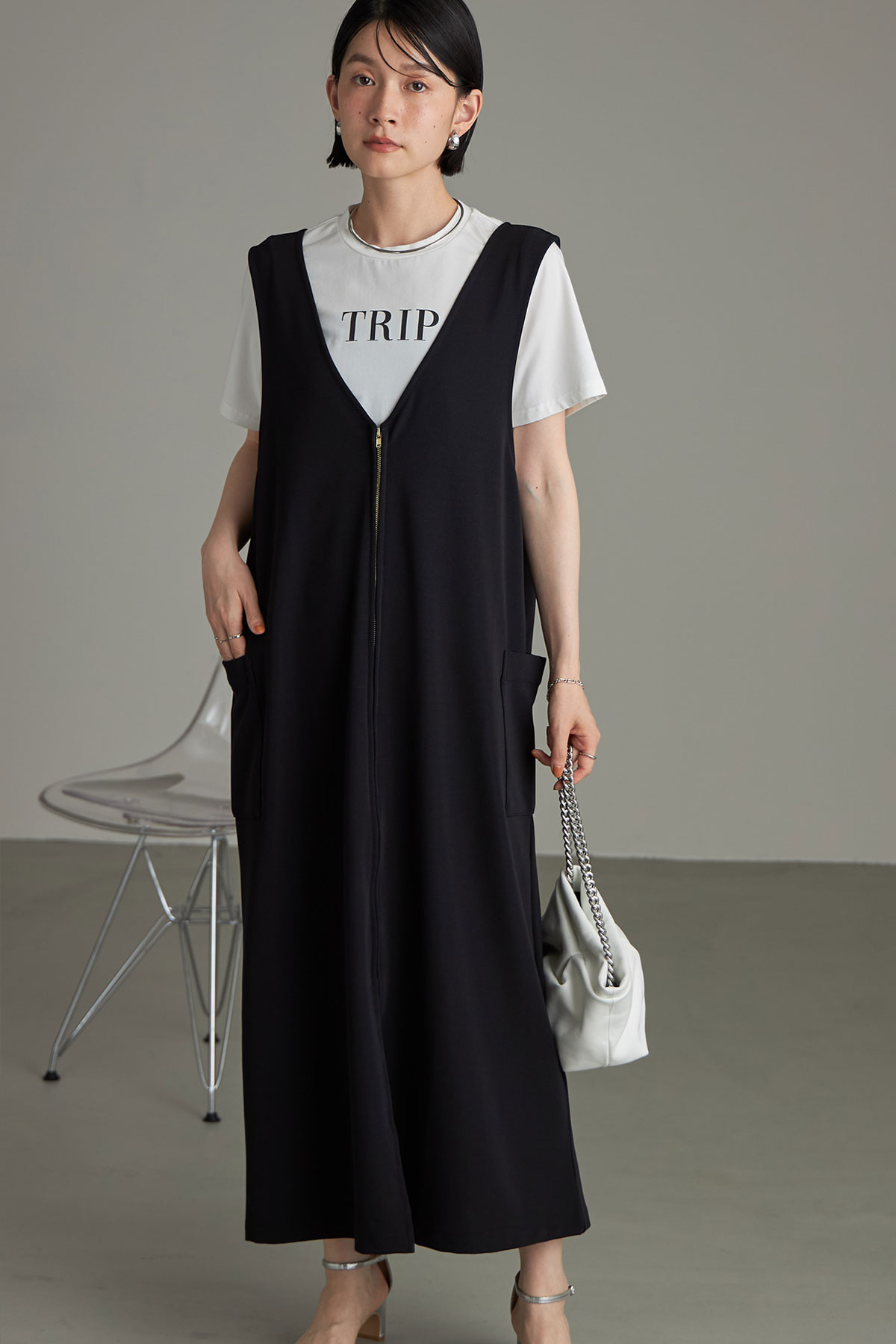 マルチWAYフロントジップジャンスカ※一部店舗のみ入荷