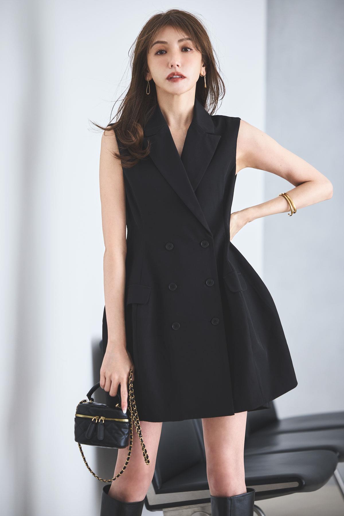 美香さんコラボ】ジレミニワンピース