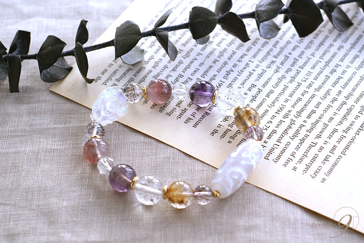 楽天市場】老玉髄 白 宝珠 双皇帝龍天珠ブレスレット【メール便不可