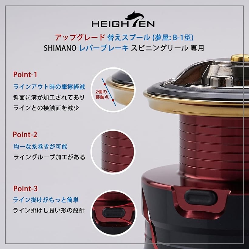 楽天市場】リール スプール シマノ レバーブレーキ スピニングリール