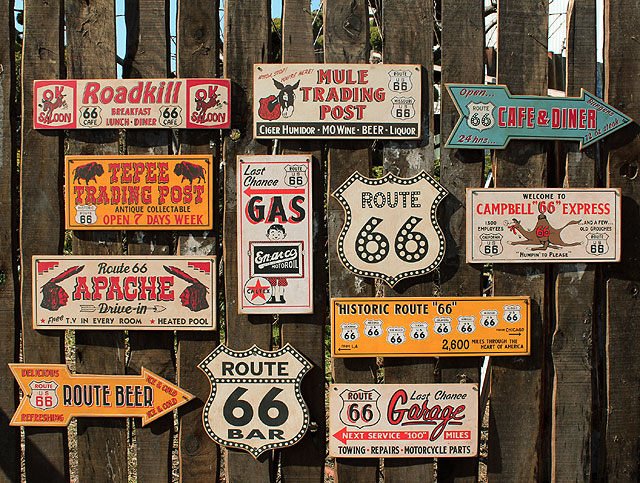 楽天市場】ルート66 ロードサイドショップ ウッドサイン