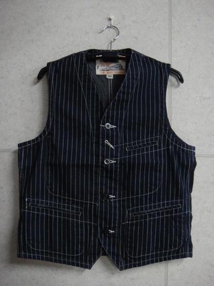 楽天市場】SUGAR CANE 9ozウォバッシュストライプワークベストWABASH