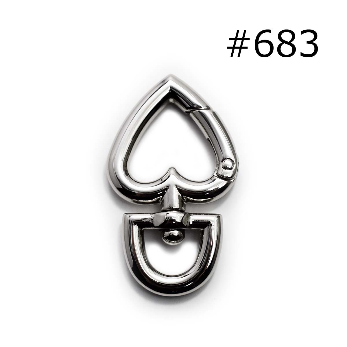 楽天市場】【シルバー925製】ナスカン 金具 レバー型 回転フック