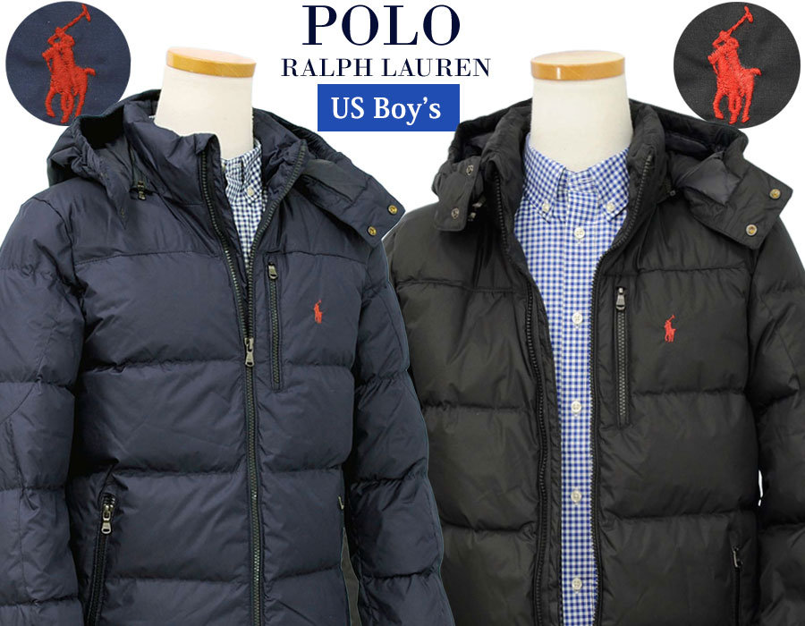 楽天市場】POLO by Ralph Lauren Boy's ダウンジャケットフード付