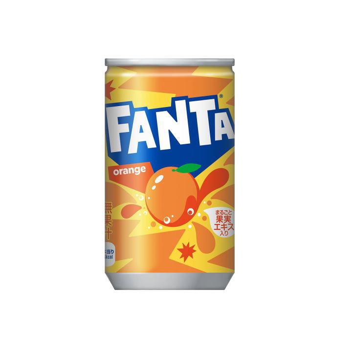 楽天市場】ファンタ オレンジ 160ml缶 送料無料 合計 60 本（30本×2