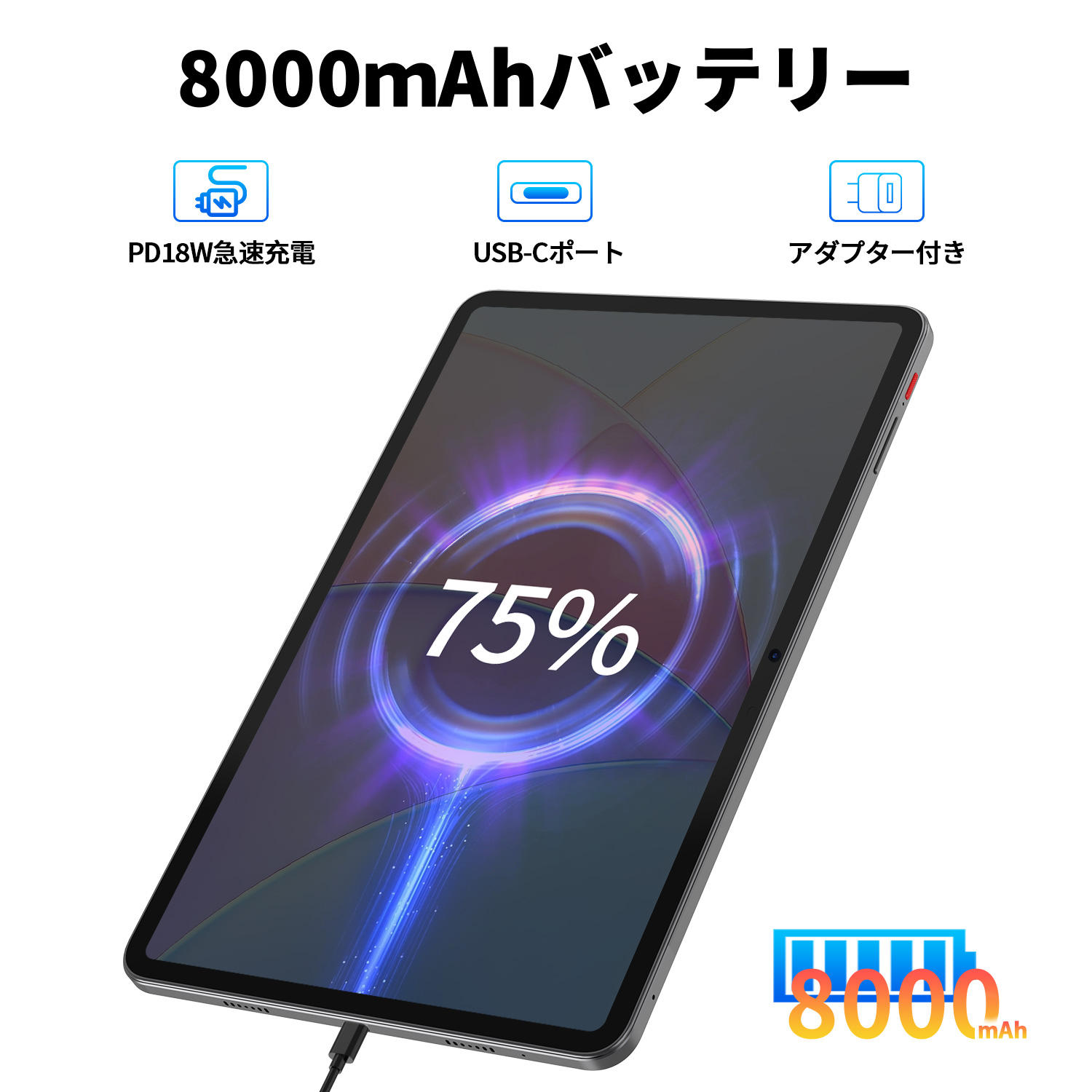 楽天市場】タブレット 12インチ 2K FHD 8コア 8GB+256GB+1TB拡張